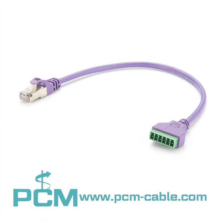 RJ45 To Screw Terminal 6 Pin Cable