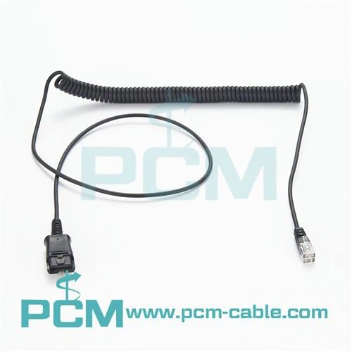 Kabel za slušalke QD v RJ9 za klicno službo za stranke