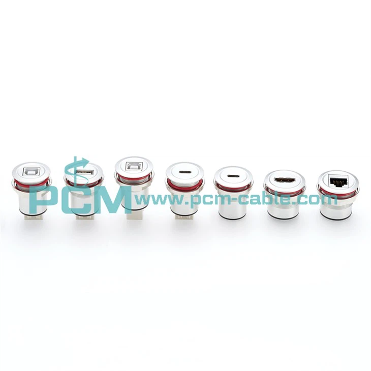 Mountable Female USB Mini B USB Cable