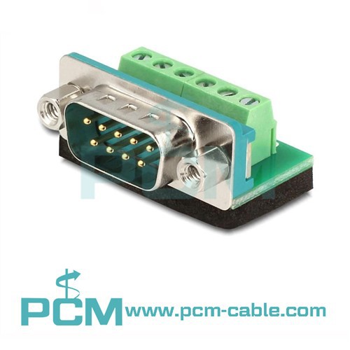 D-sub 9 Pin DB9 RS232 Konektor Terminal Breakout Board