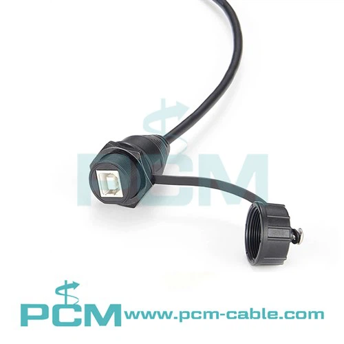 Vodotesen USB B ženski kabel