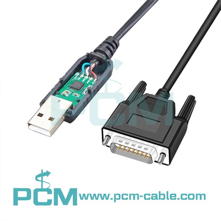 Pretvorniški kabel USB v DB15 RS232 RS485 serijski v USB