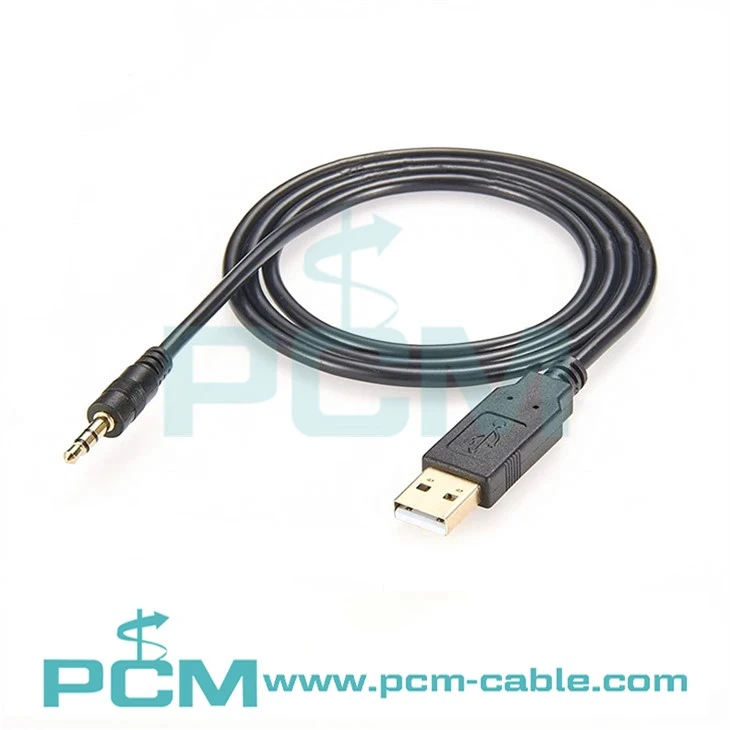Kabel USB v UART podpira 5V signale UART 3,5 mm avdio priključek