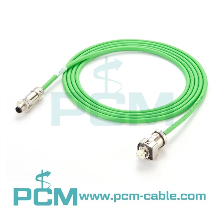 RJ45 to M12 cables for servo motors PROFINET EtherCat