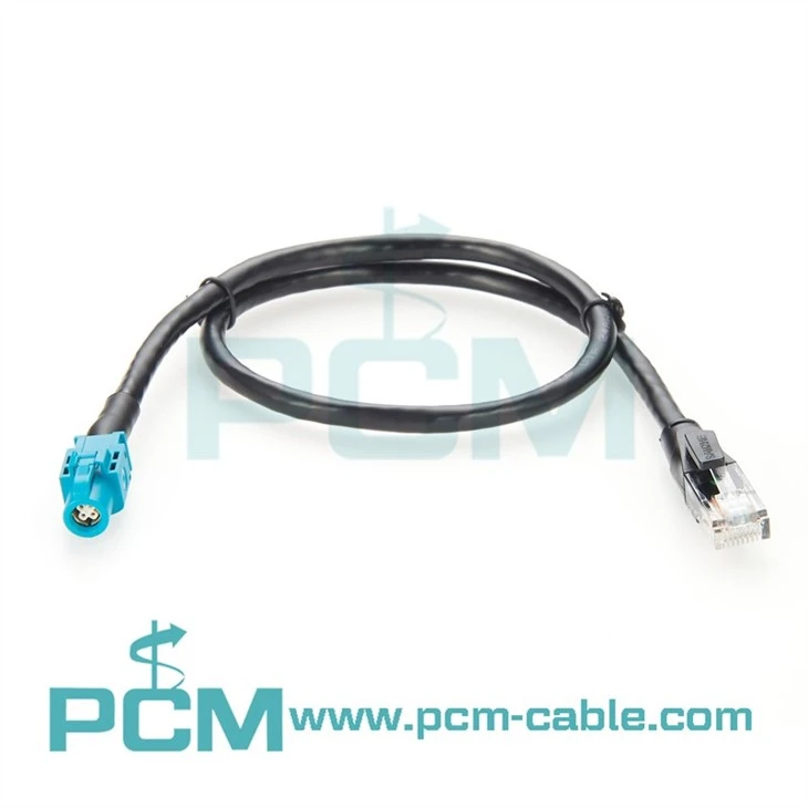 Fakra HSD Cable Connector Female LVDS to RJ45