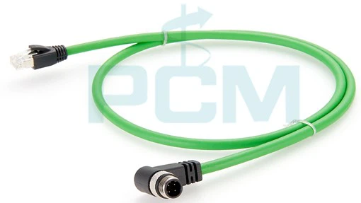 M12 4 Pin D Code to RJ45 Connector Profinet EtherCat Network Cable M12 4 Pin D Code to RJ45 Connector Profinet EtherCat Network Cable