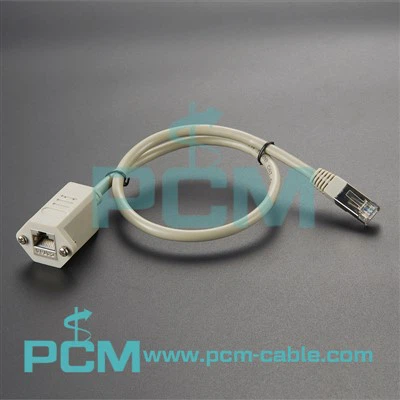 CAT6A podaljšek za montažo na ploščo