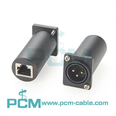 RJ45 Ethernet do XLR D-tipa Adapter