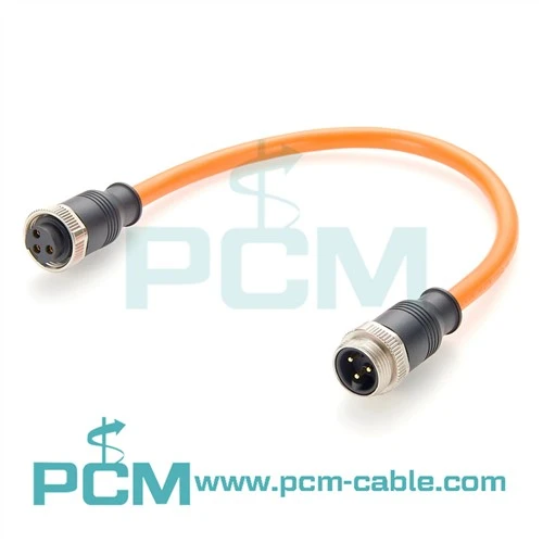 7/8" mini menjava 5pin moški na ženski dvojni napajalni kabel DeviceNet