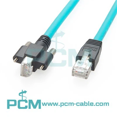 Kategorija 6A Gige High Flex Cable Sklop z navpičnimi vijaki