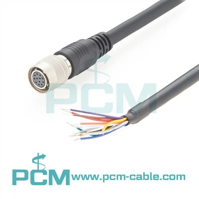 Hirose 12 PIN samica za odpiranje V/I Power High Flex kabel za strojno vid